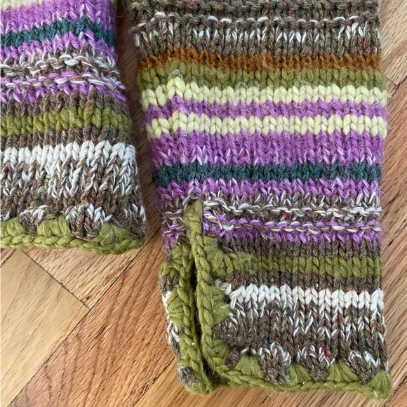 Vintage 90s y2k free people wool blend knit hoodie sweater - Picture 3 of 5